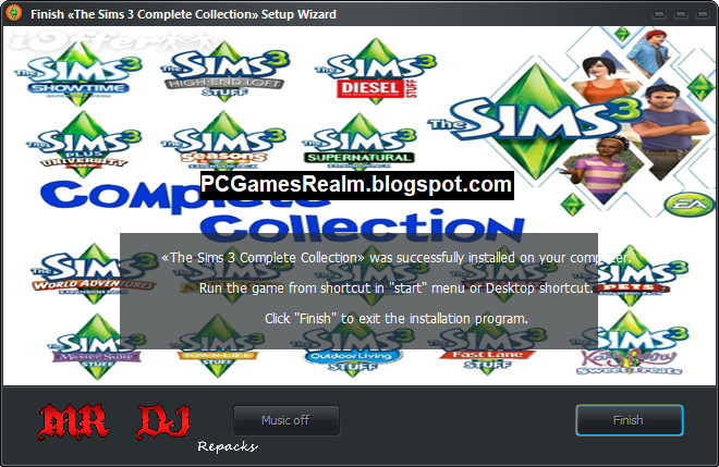 download the sims 3 complete collection mr dj